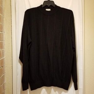 VA BENE black silk sweater